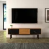 Marble Effect Doors TV Stand For TVs Up To 65" Light Brown - AVF -HOMCOM Shop GUEST 3b3d35bd d42e 4d35 b9cb a736cfeda2ae