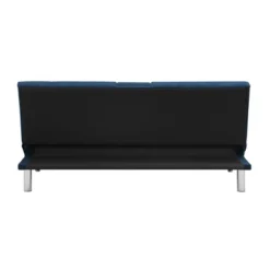 Miley Convertible Futon Sectional Sofa Navy Blue - Serta -HOMCOM Shop GUEST 3b8a063e 08d4 4e9d b972 28de9bcdc6f5