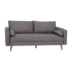 Flash Furniture Evie Mid-Century Modern Sofa With Fabric Upholstery & Solid Wood Legs -HOMCOM Shop GUEST 3bec501c def9 4289 8613 18d702c7a0f8