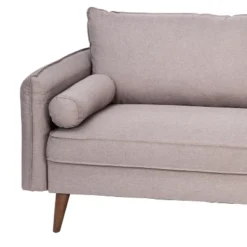 Flash Furniture Evie Mid-Century Modern Sofa With Fabric Upholstery & Solid Wood Legs -HOMCOM Shop GUEST 3d0ffd71 9275 48e8 be5f 195cfa17001a