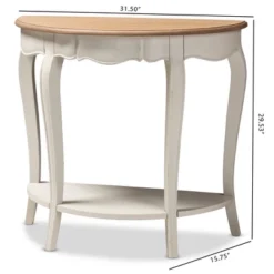 Cordelia Finished Console Table White - Baxton Studio -HOMCOM Shop GUEST 3d2d2c3a 3d17 4c87 bb3b 1dee17025253