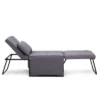 JOMEED CC70 4-in-1 Multi Function Folding Single Sofa Convertible Sleeper Bed With Retractable Footrest And 5 Level Adjustable Backrest, Gray -HOMCOM Shop GUEST 3e951cf4 7960 4719 8a0e 32eaa1a9544c