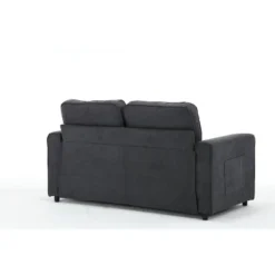 Convertible Folding Futon Sofa Bed, Dark Gray - ModernLuxe -HOMCOM Shop GUEST 3ed0a5f2 572c 4a98 9384 8d29325091fc