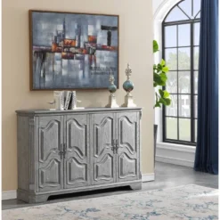 Gramercy 4 Door Credenza Gray - Treasure Trove Accents 8 Gramercy 4 Door Credenza Gray - Treasure Trove Accents -HOMCOM Shop GUEST 3ff84e6a 6500 436a 9a88 9f78213ea80c