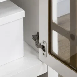 HOMCOM Kitchen Cabinet, Storage Cabinet, Sideboard Buffet Cabinet With Double Glass Doors For Kitchen, Living Room, White 11 HOMCOM Kitchen Cabinet, Storage Cabinet, Sideboard Buffet Cabinet With Double Glass Doors For Kitchen, Living Room, White -HOMCOM Shop GUEST 40dd5b5f e5a5 471d 83c8 4896f4a805c6