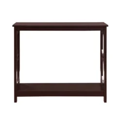 Omega Console Table With Shelf - Breighton Home -HOMCOM Shop GUEST 411bdc6f 2479 4e21 b8bd 4166c9166b4a