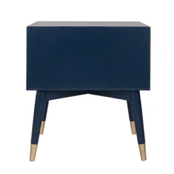 Knox 2 Drawer Side Table With Brass Accents - East At Main -HOMCOM Shop GUEST 41389548 0746 4a48 becd 0e5ceade556a