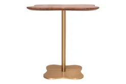Inmod Bodhi Wood Side Table Gold/Walnut -HOMCOM Shop GUEST 41626c4f 22dc 4047 a6f0 bbfc23dd27d6