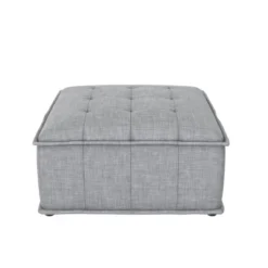 Sybil Modular Ottoman Gray Linen - Room & Joy -HOMCOM Shop GUEST 41f7e1c1 f5e5 4c98 8b72 f13cc5a5bd1f