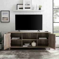 Modern Transitional TV Stand For TVs Up To 65" - Saracina Home -HOMCOM Shop GUEST 42369e3a 4e92 4207 84db ce8ff4043571