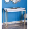Set Of 2 Contemporary Console Tables White - Olivia & May -HOMCOM Shop GUEST 4283009e 2211 49e8 8932 541f87d6c5b7