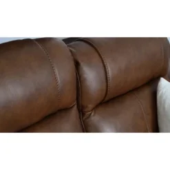 Gilbert Leather Manual Reclining Sofa Brown - Abbyson Living -HOMCOM Shop GUEST 42c345cd 6f6f 440e adf9 1e513cf5d0cc