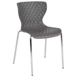 Flash Furniture Lowell Contemporary Design Plastic Stack Chair -HOMCOM Shop GUEST 431accff b05b 4293 b144 28720875b58d