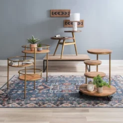 Asprey Side Table - Powell Company -HOMCOM Shop GUEST 43439aaf 1d7d 4d32 9f07 800ec539232f