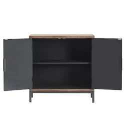 Elmhurst Cabinet Black/Brown - Finch -HOMCOM Shop GUEST 43cb3ba5 1617 4308 bbac bd59bc61bde5