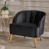 Amaia Modern New Velvet Club Chair - Christopher Knight Home -HOMCOM Shop GUEST 43e31a6d 6457 4345 851b 4ba46bad8051