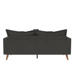 Maryan Pillowback Wood Stretcher Sofa Gray Linen - Room & Joy -HOMCOM Shop GUEST 4538ad06 746c 4572 997f 4006936256c1