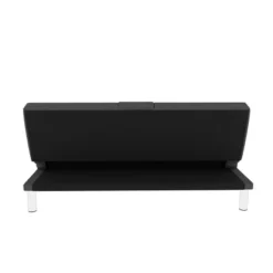 Miley Convertible Futon Sofa Bed With Chaise - Serta -HOMCOM Shop GUEST 4563a0b4 eecc 4dcc 976f f8bf7a66c4a1