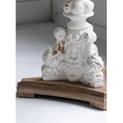 Round Side Table Antique White/Natural - A&B Home 25 Round Side Table Antique White/Natural - A&B Home -HOMCOM Shop GUEST 45a1591b 3098 48f9 97d7 d10b0a0b48b8