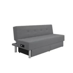 Wilton Dream Convertible Futon Sofa Bed Charcoal - Serta -HOMCOM Shop GUEST 46476d34 8f03 433a 9291 d6518bbccbc9