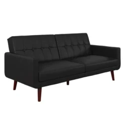 Fiore Modern Futon Faux Leather - Room & Joy -HOMCOM Shop GUEST 47dfff65 8b82 4965 857b 0c1629a21d3a