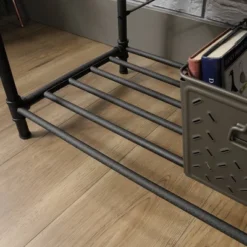 Iron City Anywhere Console Checked Oak - Sauder -HOMCOM Shop GUEST 48f14129 f76d 4e16 86a9 82c344985d27