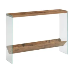SoHo V Console Table With Shelf - Breighton Home -HOMCOM Shop GUEST 4c7cfb45 4de5 4bdf 9455 9be9889582d0