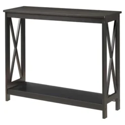 Oxford Console Table With Shelf - Breighton Home -HOMCOM Shop GUEST 4ca830ec 0c69 4bc0 83d6 3e40784e3e2b