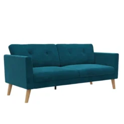 Gloria Upholstered 3 Seater Velvet Sofa - CosmoLiving By Cosmopolitan -HOMCOM Shop GUEST 4cb04ec2 f99e 405c 863f 7f7c64c36196
