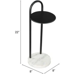 Panda Side Table Iron Black - ZM Home 15 Panda Side Table Iron Black - ZM Home -HOMCOM Shop GUEST 4cd72264 8e05 46da 8ccd 638769c9cbd7
