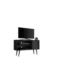 Liberty Mid-Century Modern 2 Shelves And 1 Door TV Stand For TVs Up To 46" - Manhattan Comfort -HOMCOM Shop GUEST 4d5a33ad b070 4765 9ac5 38f3eb6935dd