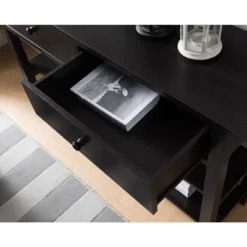 FC Design 47.25"W Mid-Century Console Table With Two Drawers And Two Shelves In Red Cocoa Finish -HOMCOM Shop GUEST 4dc3c213 4f53 46c0 9301 1afd9d91950d