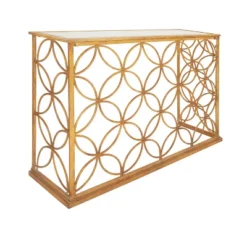 Rectangular Traditional Modern Metal Console Table Gold - Olivia & May 25 Rectangular Traditional Modern Metal Console Table Gold - Olivia & May -HOMCOM Shop GUEST 4e72e105 83f7 47ed 89f6 904b931b7022