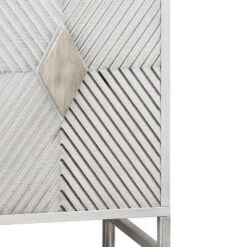 Cierra 31.50" W Modern 2 Diamond Doors Wooden Cabinet With Featuring Two-Tier Storage-Maison Boucle -HOMCOM Shop GUEST 4f10a809 6bb8 4158 94a9 a7114ff6b16a