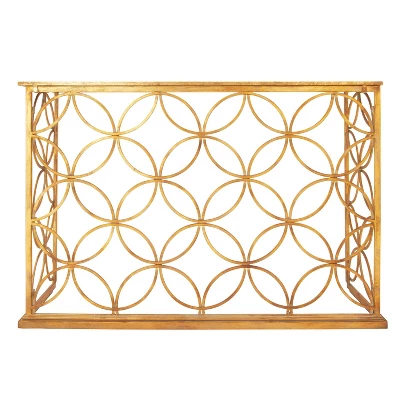 Rectangular Traditional Modern Metal Console Table Gold - Olivia & May 7 Rectangular Traditional Modern Metal Console Table Gold - Olivia & May - Image 5