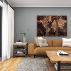 Industrial 3 Tier Side Table Brown - Olivia & May 29 Industrial 3 Tier Side Table Brown - Olivia & May -HOMCOM Shop GUEST 50a222f8 8367 4657 b3ba 832166fda400