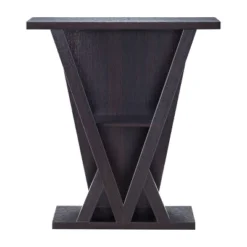 Nebra 3 Shelf Console Table Espresso - HOMES: Inside + Out 9 Nebra 3 Shelf Console Table Espresso - HOMES: Inside + Out -HOMCOM Shop GUEST 50bfde9a 05a0 43ca ac02 db82d1546bb9