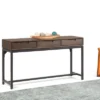 54" Devlin Mid-Century Wide Console Table Walnut Brown - WyndenHall -HOMCOM Shop GUEST 5174a2db 8697 4bbd 83ea fadfc9419811