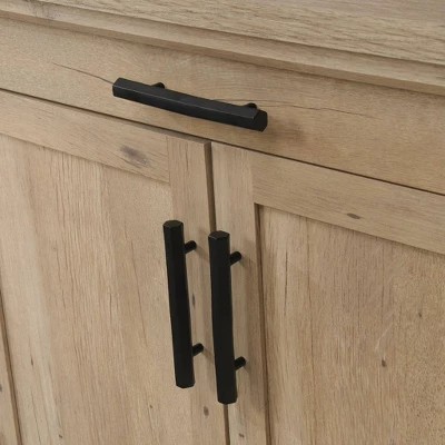 2 Door Aspen Post Library Cabinet Prime Oak - Sauder 6 2 Door Aspen Post Library Cabinet Prime Oak - Sauder - Image 4