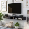 Roundhouse 1 Drawer Floating Console Fits Tv's Up To 65" - HOMES: Inside + Out 1 Roundhouse 1 Drawer Floating Console Fits Tv's Up To 65" - HOMES: Inside + Out -HOMCOM Shop GUEST 52171ffe ed15 4920 9603 87004a875656