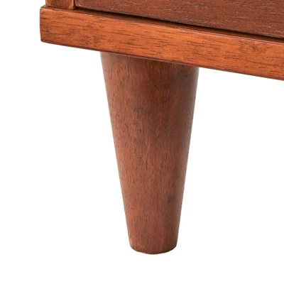 Ana Mid Century Modern Entryway Cabinet Oak - Lifestorey 7 Ana Mid Century Modern Entryway Cabinet Oak - Lifestorey - Image 5