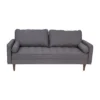 Emma And Oliver Upholstered Mid-Century Modern Pocket Spring Sofa With Wooden Legs And Removable Back Cushions 1 Emma And Oliver Upholstered Mid-Century Modern Pocket Spring Sofa With Wooden Legs And Removable Back Cushions -HOMCOM Shop GUEST 53e4bca2 6d5a 42a6 a10a 4b8b1c1ebe13