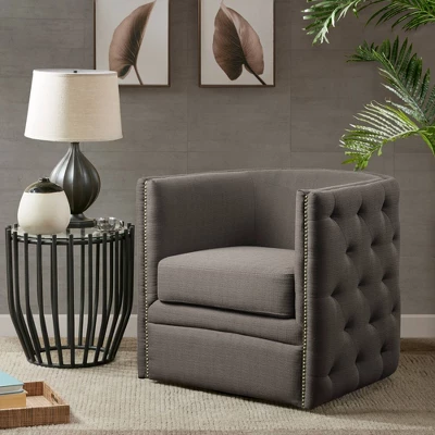 Milton Swivel Chair Gray 16 Milton Swivel Chair Gray - Image 14