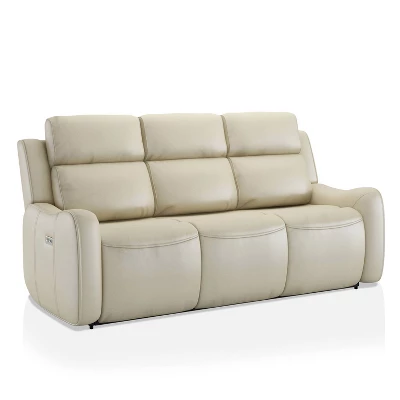 Morada Powered Faux Leather Recliner Sofa - HOMES: Inside + Out 5 Morada Powered Faux Leather Recliner Sofa - HOMES: Inside + Out - Image 3