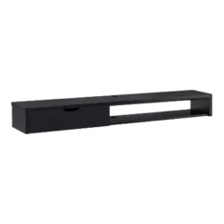 Roundhouse 1 Drawer Floating Console Fits Tv's Up To 65" - HOMES: Inside + Out -HOMCOM Shop GUEST 556d18b0 99d5 471e 92c2 1b0acef4d99c