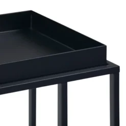 18" Morton Tray Top C Side Table Black - WyndenHall -HOMCOM Shop GUEST 56fcaae5 6d32 4c38 898a 6b88595c3bb5