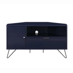 Sola Modern Corner TV Stand For TVs Up To 50" - MiBasics -HOMCOM Shop GUEST 571a6a0e 3e3d 449a a264 e61933615f9a