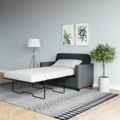 Cassidy Sofa Sleeper With Memory Foam Mattress - Room & Joy -HOMCOM Shop GUEST 571e1feb 5290 4330 a1b7 c1a9c7665033