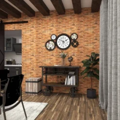 Industrial Metal Console Table Dark Black - Olivia & May 36 Industrial Metal Console Table Dark Black - Olivia & May -HOMCOM Shop GUEST 5782d1a6 37f5 45a9 9e09 d8358724646d