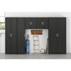 Welby 36" Utility Storage Cabinet - Room & Joy -HOMCOM Shop GUEST 5789046e 3678 497f 9323 111342858a6e